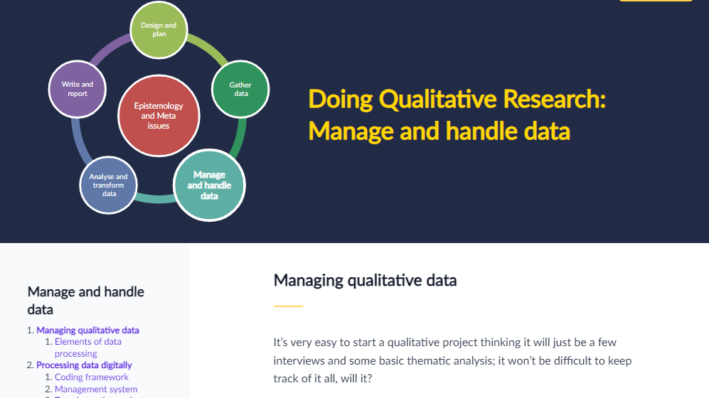 Free qualitative research course anytime, anywhere…