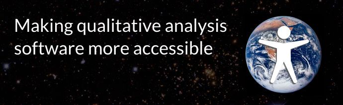 Making qualitative analysis software accessible