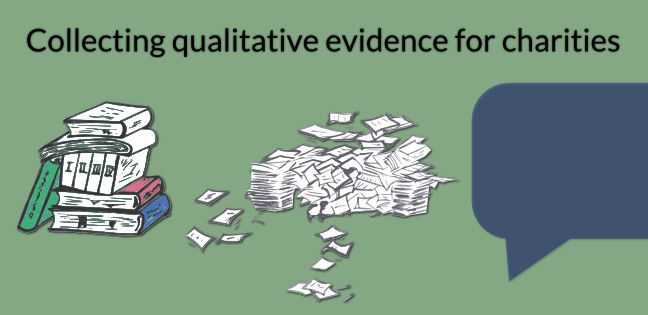 Qualitative evidence for evaluations and impact assessments