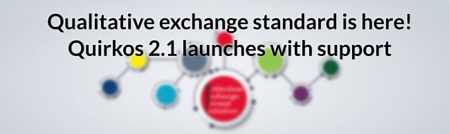 Quirkos 2.1 launches with support for new exchange standard!