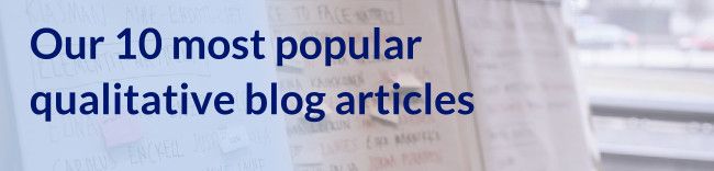 Top 10 qualitative research blog posts