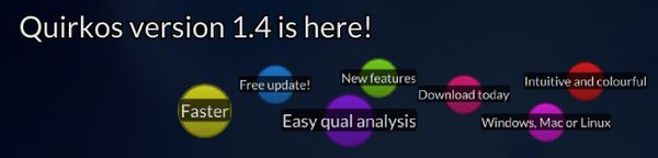 Quirkos version 1.4 is here!