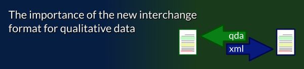 The importance of the new qualitative data exchange standard
